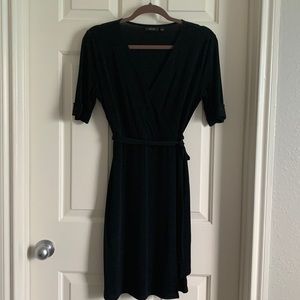 Faux Wrap Dress Black APT 9 Size S